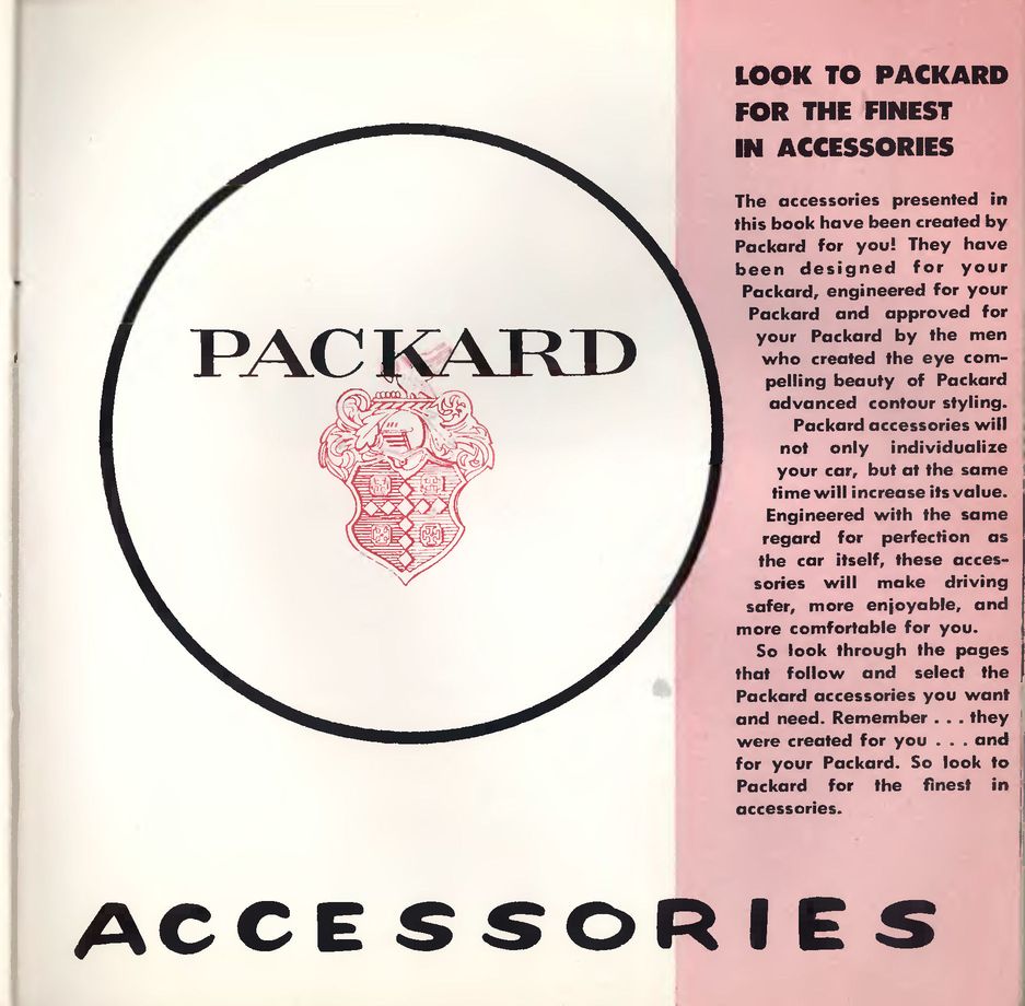 1953 Packard Owners Manual Page 63